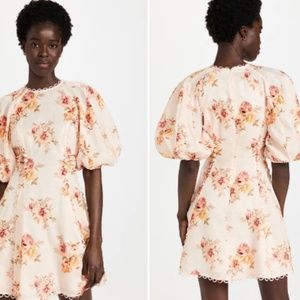 NWOT Zimmermann Rosa Laced Mini Dress (US 6-8)